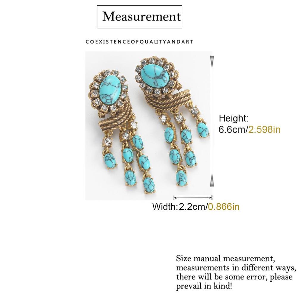 Yong Nuo Vintage Retro Jewelry: High-End, Colorfast Antique Earrings