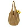 Women's Shoulder Bags Casual Straw Wicker Woven Ladies Handmade Totes Large Capacity Summer Beach Female's Messenger Bag