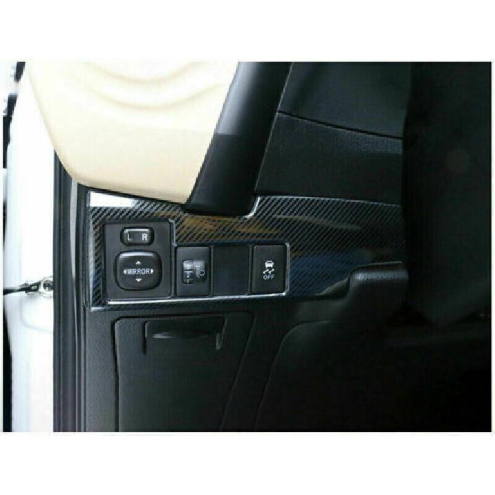 For Toyota Corolla Headlight Switch Control Frame Carbon Fiber Steel 2014-