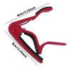 1PC Guitar Capo Aluminum Metal Guitar Clamp Capo Clamp Universal for String Instrument Multifunction Capo Guitar Accessories TMZ