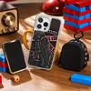 Anime Skibidi TV Hot Poster Pattern Phone Case for iPhone 16 15 14 13 12 11 Pro Max Sheepskin Silver-edged Protective Case