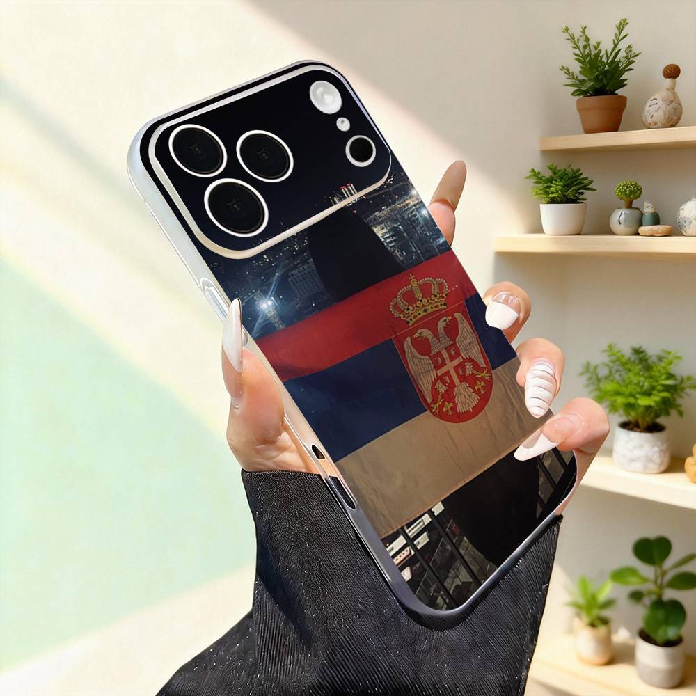 

Serbia Serbian Flag MAP Phone Case For iPhone 17,16,15,14,13,12,11,Pro,Max,Plus,Mini,SE4,E For Magsafe Wireless iPhone15plus