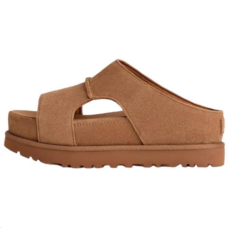 (WMNS) UGG Goldenstar Hi Cutout Slide Platform Chestnut Women s 1175132-CHE EU 36