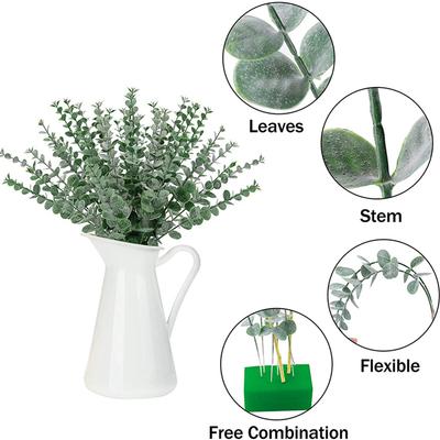 10/50Pcs Artificial Plants Eucalyptu Leave Hot Sale for Christmas Home Wedding Garden Decoration Wall Wreaths Diy Gift Scrapbook