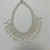 Pearl Chain Korean Retro Fake Collar Yingluo Necklace with Cloud Shoulder Design