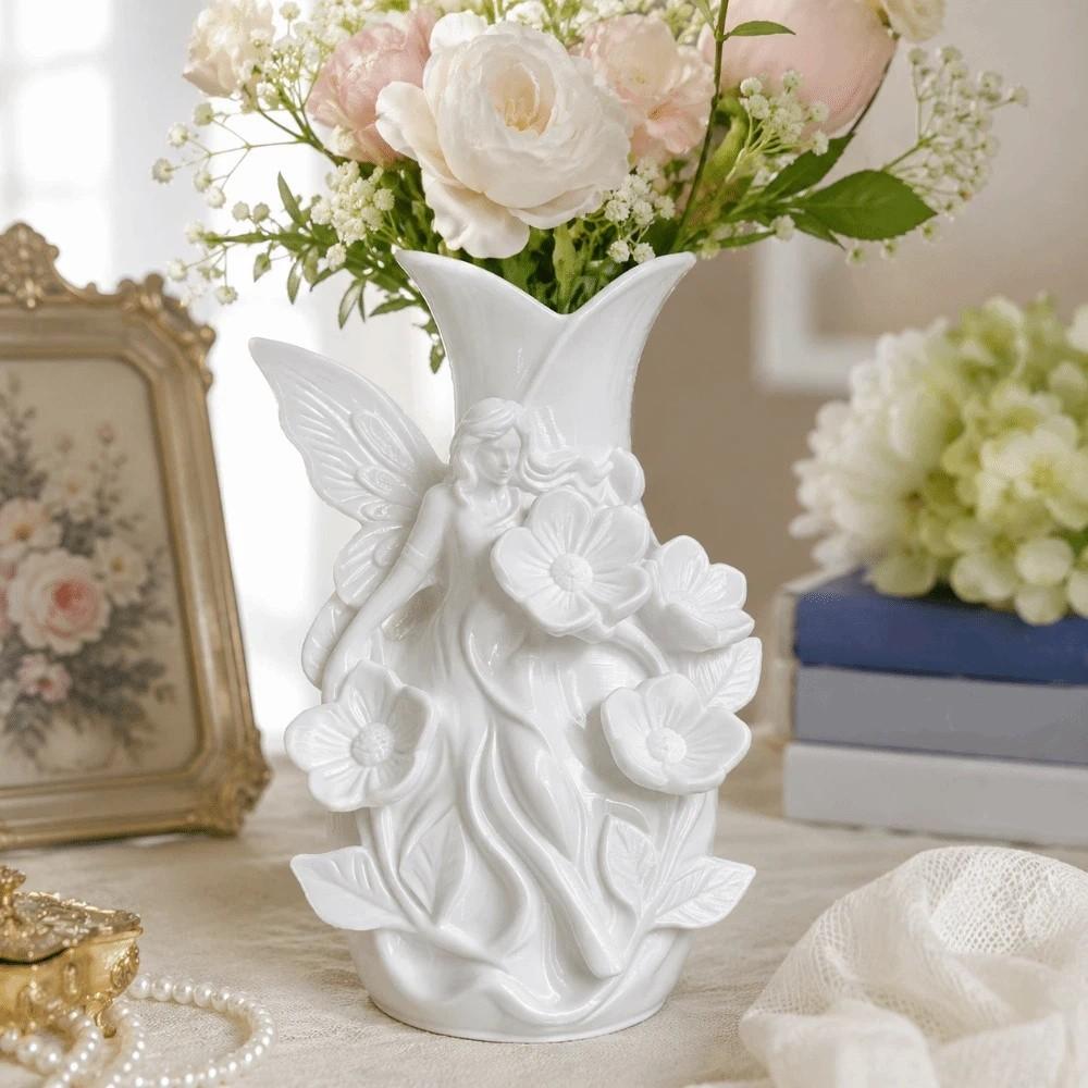 3D Printed Fairy Vase Artistic Shape Art Ornaments Ins Style Floral Container  Office