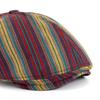 Retro Beret Women's Spring Autumn Thin Striped Forward Hat Men Sunshade Sun-Proof Painter Hat