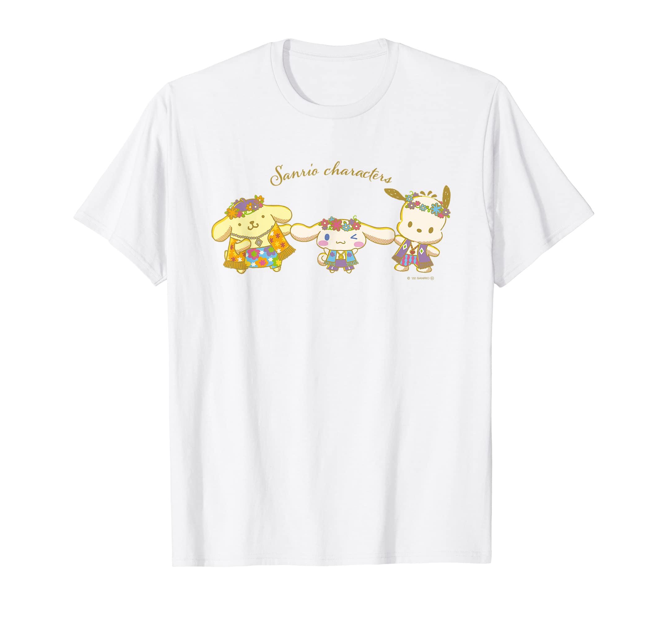 

Pompompurin, Pochacco, Cinnamoroll, Ohana [Recommended as a Valentine s Day gift] T-shirt