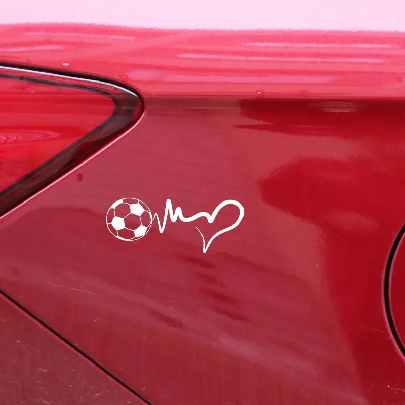 16.4*6.6CM Funny Soccer Vinyl Car Styling Sticker Creative Motorcycle Emblem Decoration For Geely Emgrand Chery BYD F0 F3 WEY H6