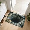 Non-slip Bathroom Carpet 3D Flat Bedroom Door Rug Creativity Optical Illusion Doormat  Home Decor