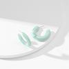 Acetate Earrings Set of 3 Pairs, Metal Creative Acrylic Earrings, Retro Temperament Colored Earrings