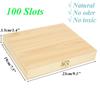 Nový 100 slotů dřevěný mikroskop Skleněná sklíčka Držák krabice pro uložení vzorku Dřevo