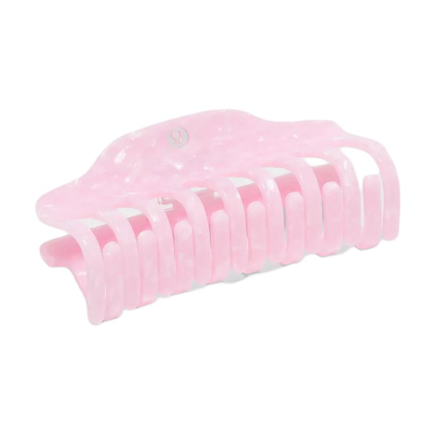 Lululemon Solid Color Design Hair Clip Unisex Accessories Multiple-Colors LW9FM0S Buffy Pink/Pink Peony