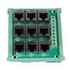 9 Way Bus Board Stable Transmission Highly Efficient Compact Design Terminal Block Breakout Board