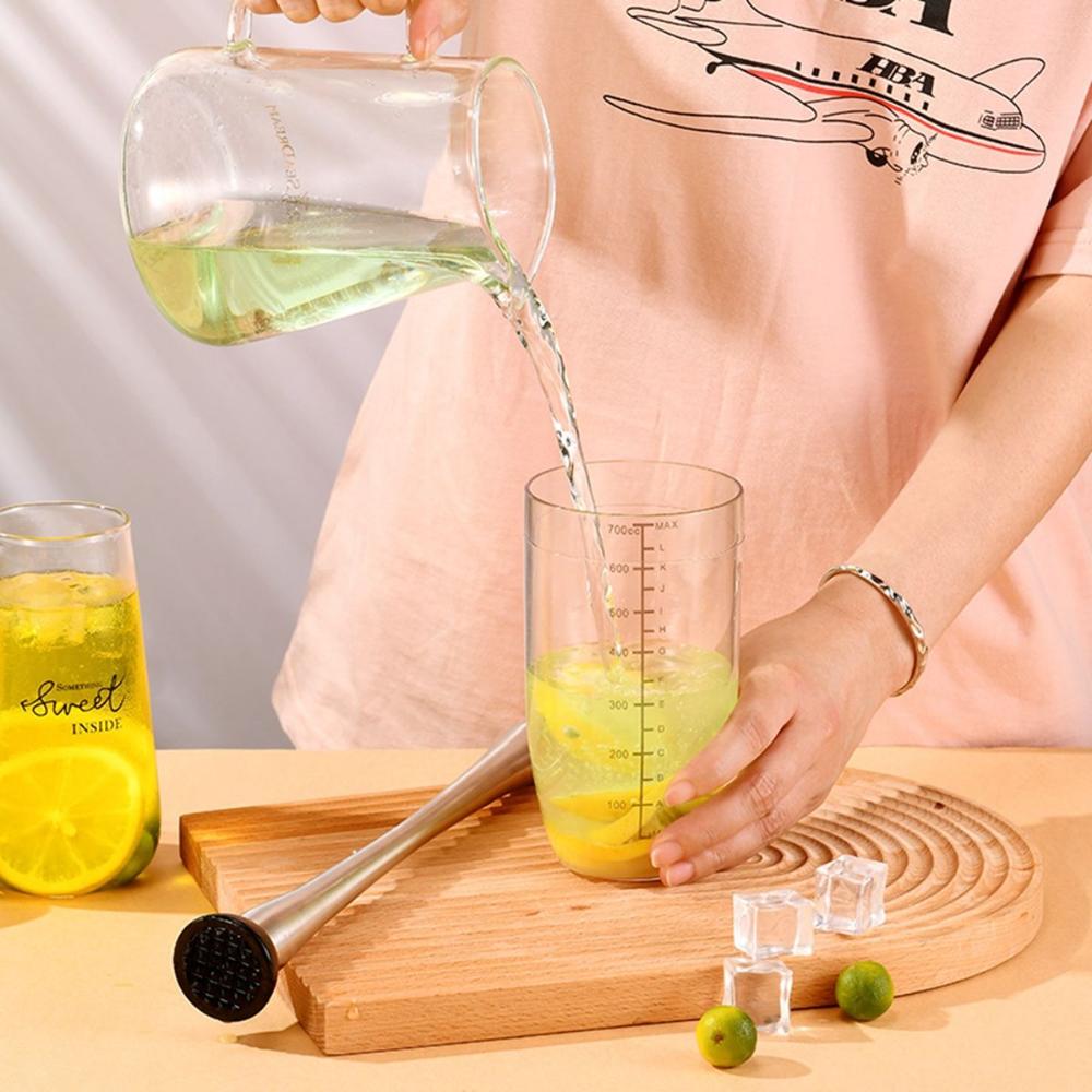 Mojito Getränk Heim-Mixwerkzeug DIY Edelstahl-Stampfer Saftrührer Cocktail-Muddler Eiscrusher