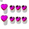 8st Blomma Runt Hjärta Silikon Tå Separatorer Divider Spacers Nail Art Tool