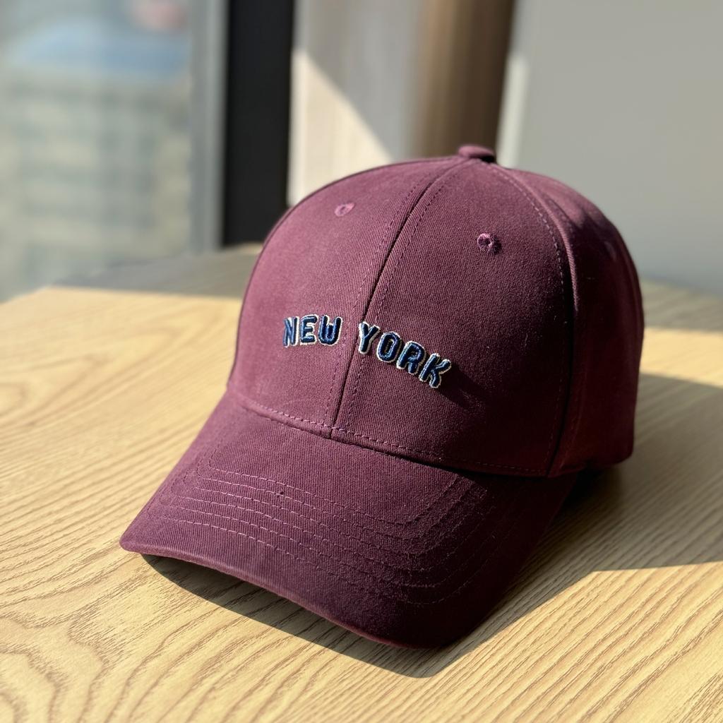 Korean-style Letter Embroidery Hard cap2026Trendy and Versatile Internet Celebrity Baseball Cap for Women, Sun Protection Hat for Men