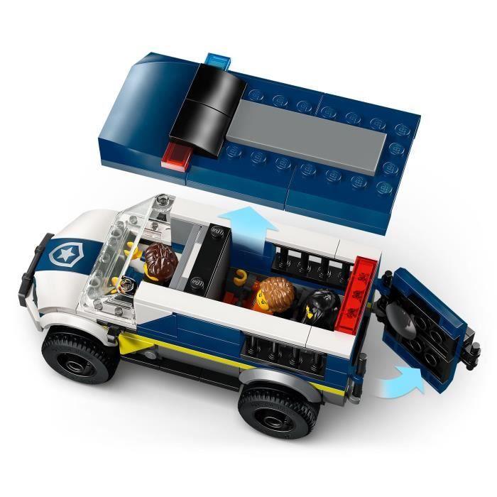 LEGO City 60479 Le Fourgon Pénitentiaire - Jeu de Construction 6 ans - Maquette de Camion