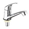 Bathroom Faucets WashBasin Faucet Single Cold Water Tap Chrome Single Handle Single Hole Household Faucet Deck Mounted