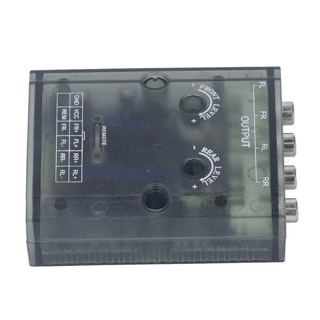 4 Channel Car Stereo Speak Delay Signal High To Low Converter 12V Amplifier for CD Player High and Low Adapter