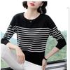 Women S Long Sleeve Striped T Shirt Loose Plus Size Casual Top