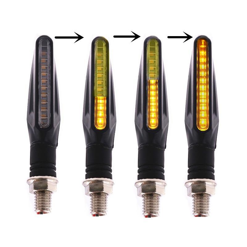 Dynamic Blinker LED Light for Motorcycles Flowing Flashing Turn Signal Lamp