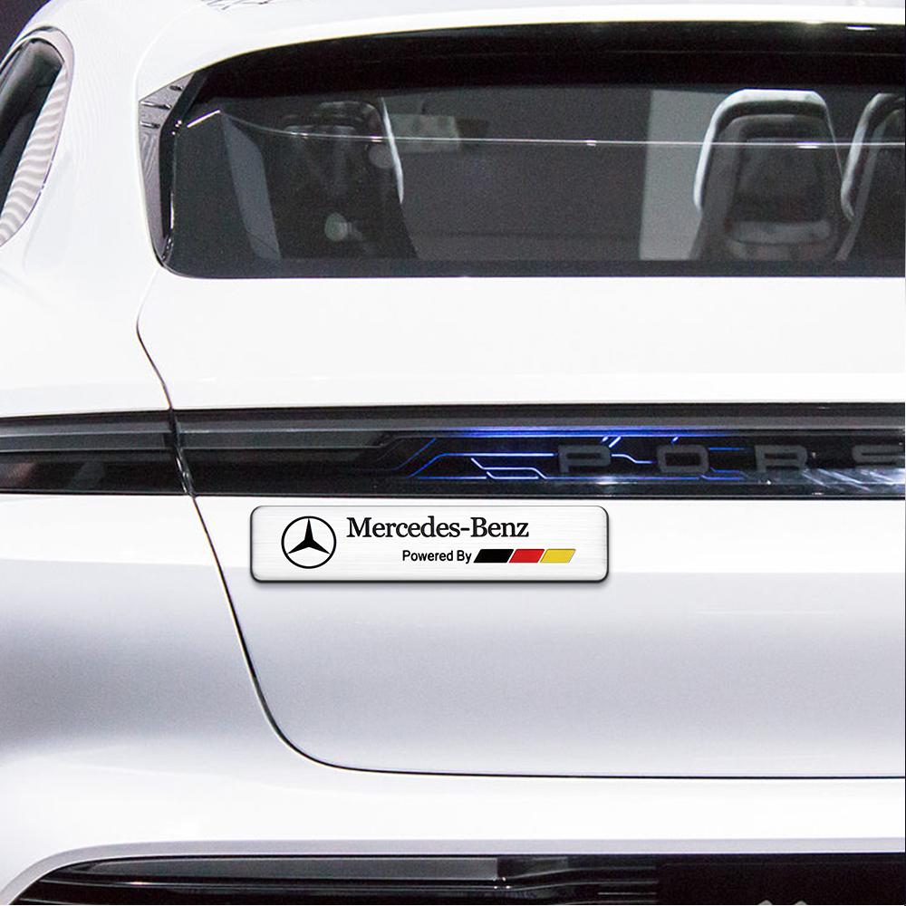 GLC GLB 3D Aluminum Emblem Car Window Body Car Side Fender Decoration Stickers for Mercedes Benz AMG W204 W213 W205 W211 Auto S