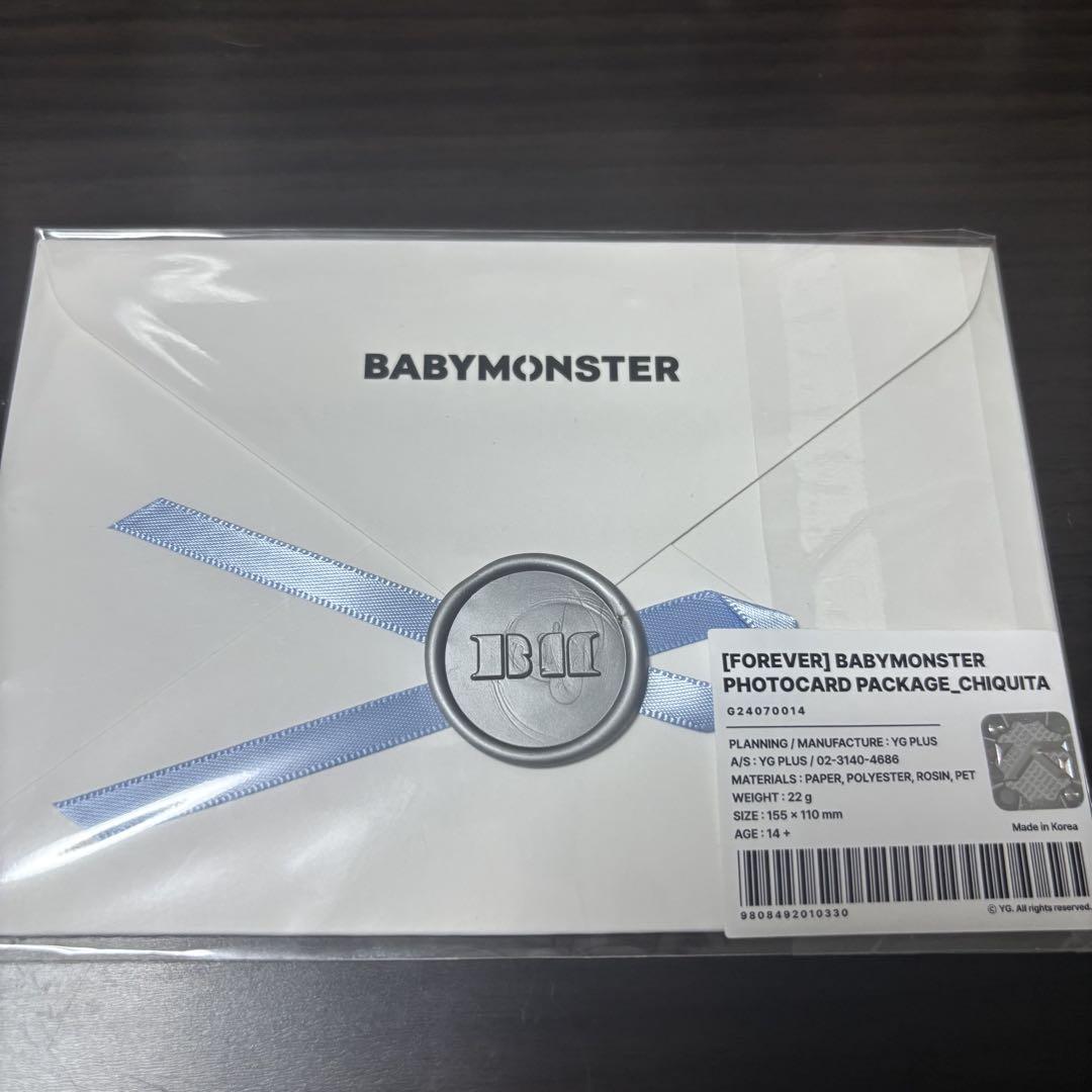 

[Б/У] BABYMONSTER FOREVER Фотопакет с торговыми карточками CHIQUIT