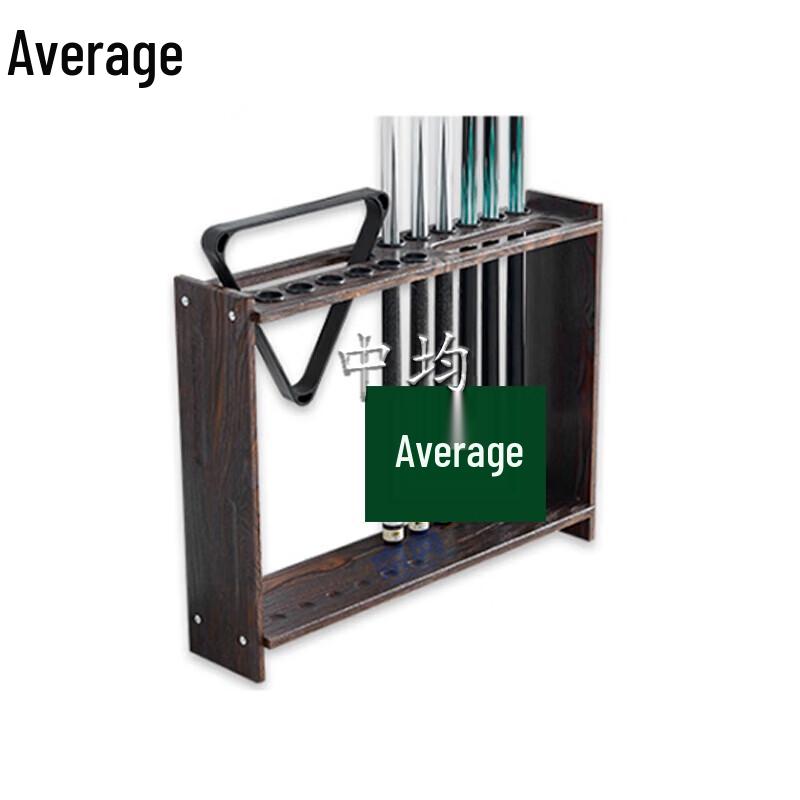 12-Hole Vertical Billiard Cue & Fishing Rod Rack