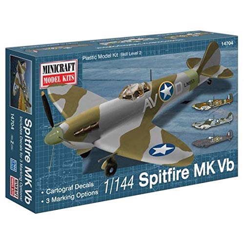 Platz 1/144 WWII Spitfire Mk.Vb Plastic Model Kit MC14704