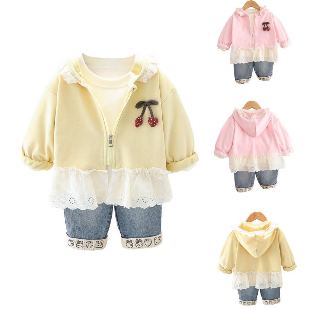 Kids Casual Long-Sleeve Set, Comfortable Daily Wear Outfits