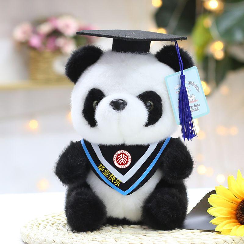 Student Graduation Dr. Child Panda Doll Doll Plush Toy Doll Student Graduation Gift