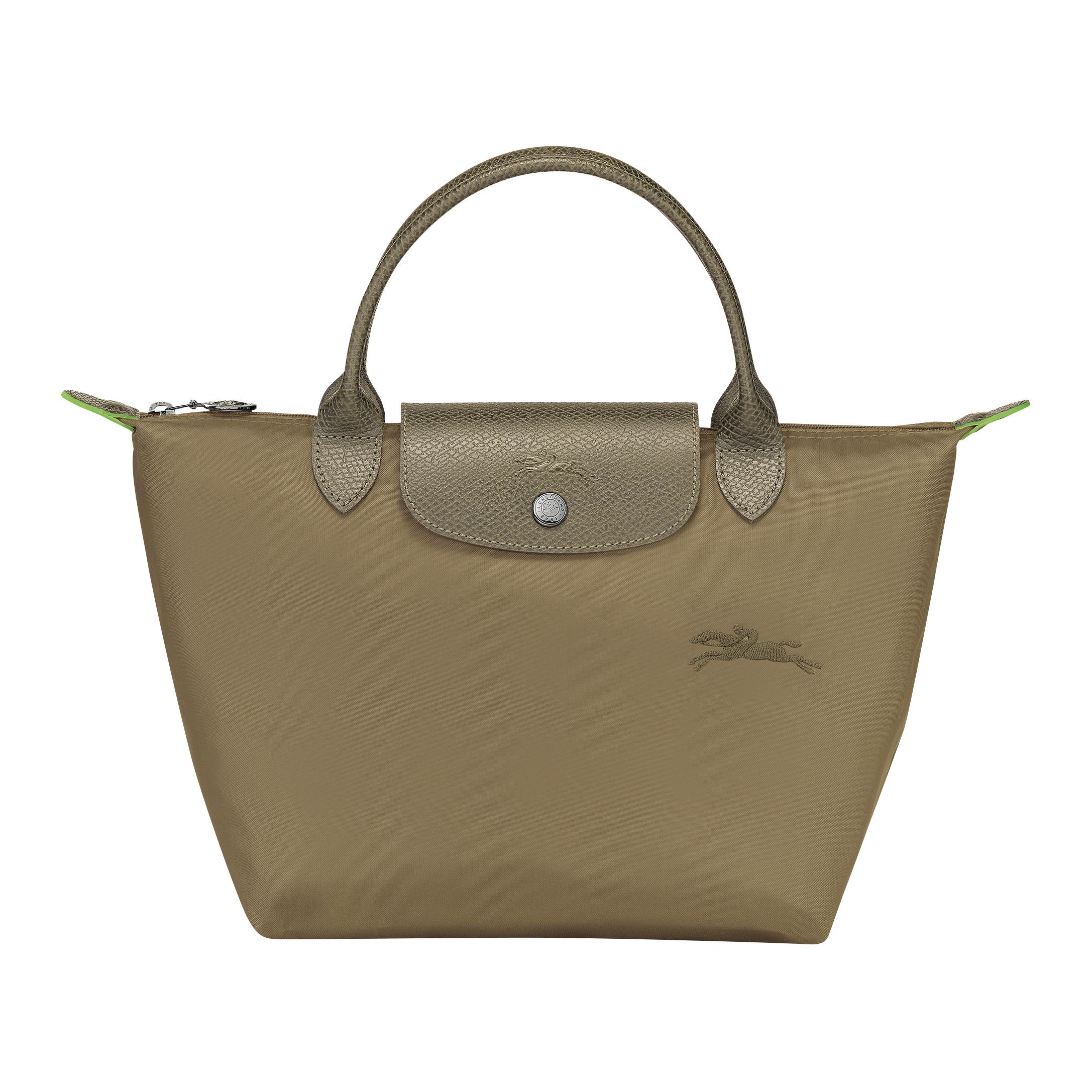 

Longchamp Le Pliage Green Printed Logo Recycled Polyamide Dumpling Tote Bag Small Women tote bags Artichoke-Green 1621919M04 Basic Set (Bag)