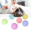 6pcs Baby Textured   Set Infant Funny Soft Elastic Multicolor Squeezing Sensory   Toy for Home