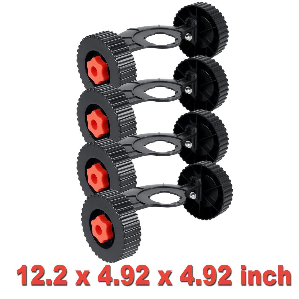 5PCS/1PCS Lawn Mower Support Wheel Support For Weed Trimmer String Trimmer Support Wheels Attachment for Grass Eater Holder