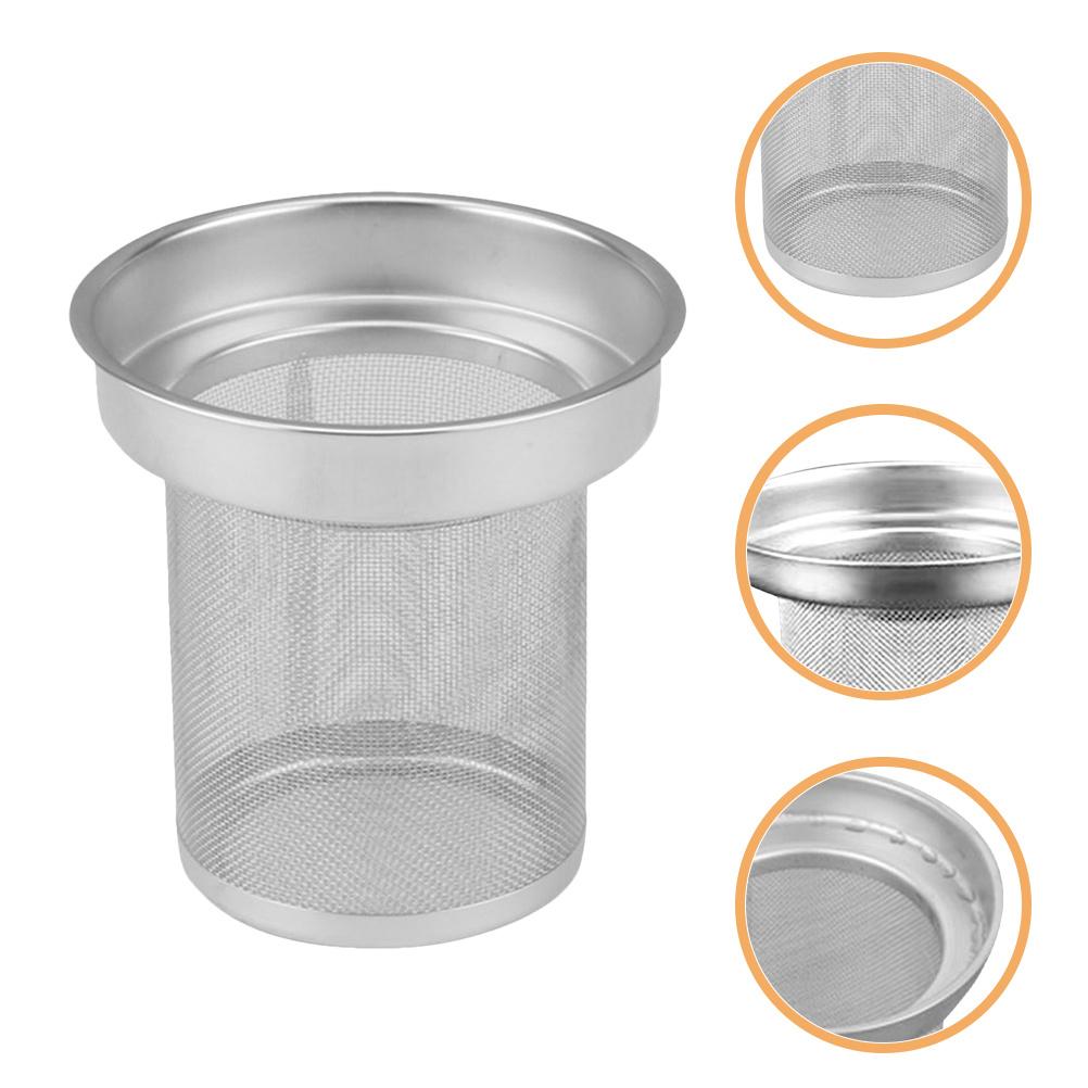 Loose Leaf Tea Infuser Fine Mesh Stainless Steel Filter Strainer Metal Tea Brew Basket for Cup Teapot Home Office Use