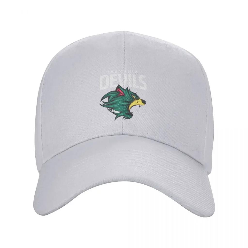 Cappellino da baseball con scritta bianca dei Tasmania Devils Football Club, cappello da golf da uomo con chiusura a scatto, cappello Wild Ball da donna e da uomo