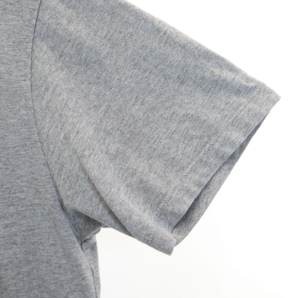 Maison Kitsune Druck Kurzarm T-Shirt XS grau Herren Gebraucht