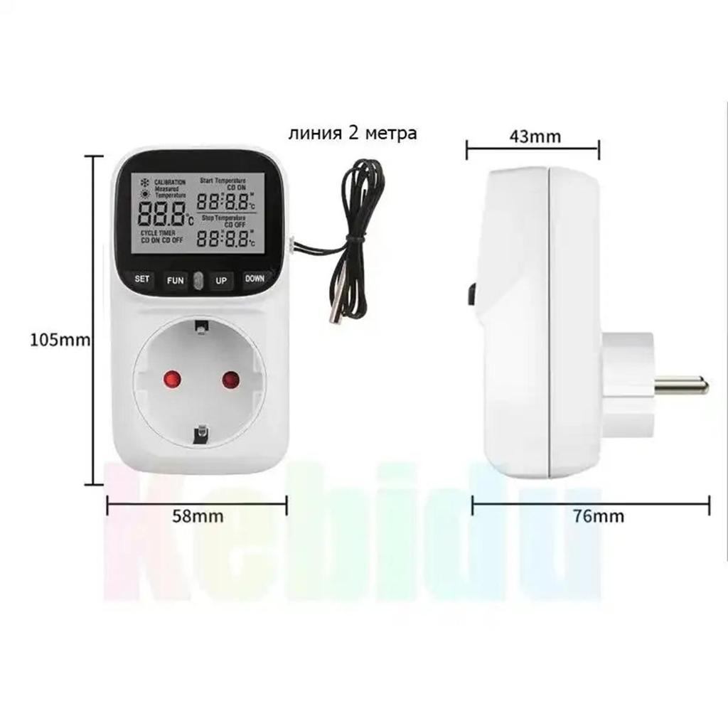 Xiaomi Thermostats/thermostats up to 3680W for radiant heating, for coolers, white, black.