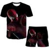 Boys Marvel Tshirt Set Summer Spider-Man