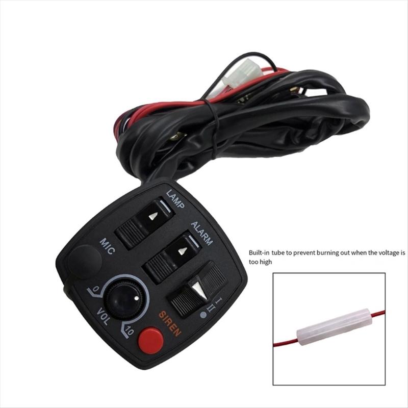 Waterproof Ergonomic Motorcycle Switch Handle Controller for Efficient Light & Sound Management Enhanced Safety Features