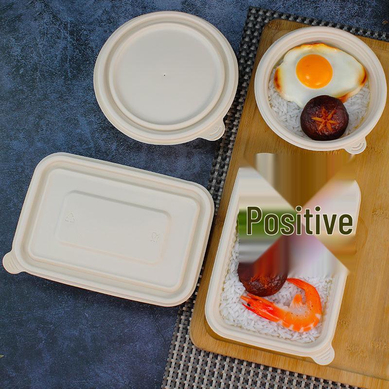 Eco-friendly Corn Starch Lunch and Soup Containers with Lids