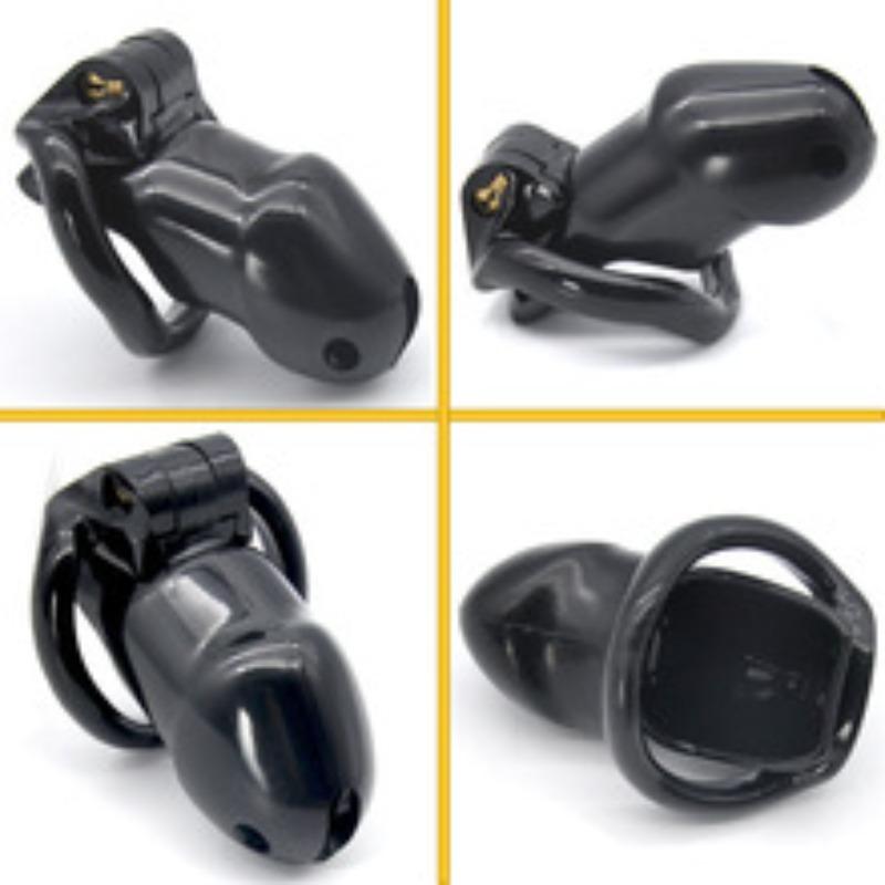 New Male Chastity Cage Set Anti Off Lock Penis Ring Cock Cage Kit Trainer Sex Toys Sexy Adult Goods for Men