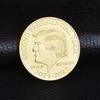 Trump Mugshot Golden Proof Coin Utstansede Trump-samleobjekter Minnesmynt Dobbeltsidig Fine Craft Suvenir Coin