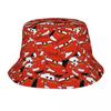 Custom Lightning McQueen Cars Bucket Hat for Unisex Women Printed Cartoon Summer Travel Beach Outdoor Camping Cap
