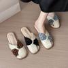 Fashion Lazy Baotou Slippers Women New Summer Elegant Flat Sandals Women's Jacket Sliding Comfortable Women's Shoes Zapatos De Mujer