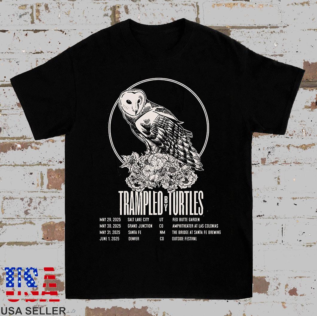 Trampled by Turtles Summer Tour Dates T Shirt Full Size S-5XL S