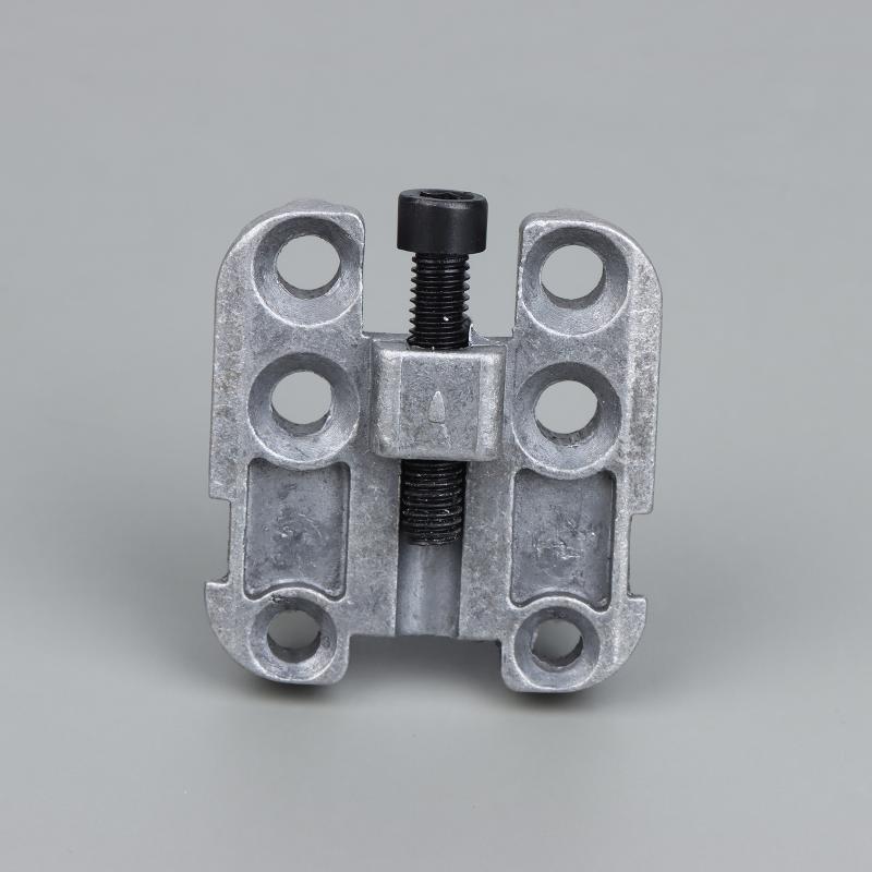 Adjustable Door Flag Hinge Triad with Aluminium Buffer for Double Glazing Doors