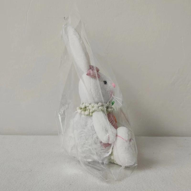 Beautiful Easter Rabbit Doll Decorative Easter Rabbit Toy Perfect for Holiday Decorationa and Window Display