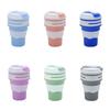 350ml Silicone Tea Coffee Cup High Temperature  Resistant Collapsible Drinking  Cup  Travel Hiking